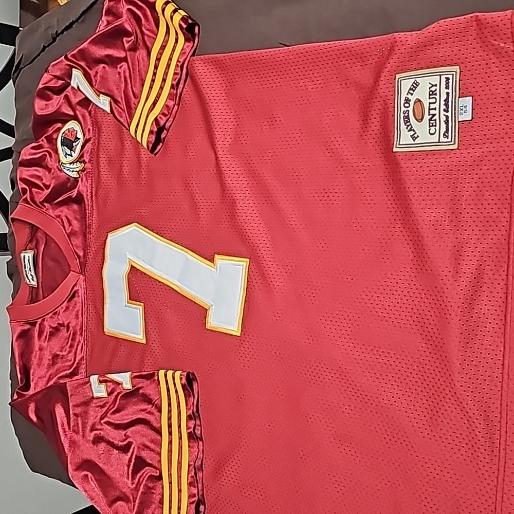 Worn Mens Football Jersey size 54 Theismann Redskins